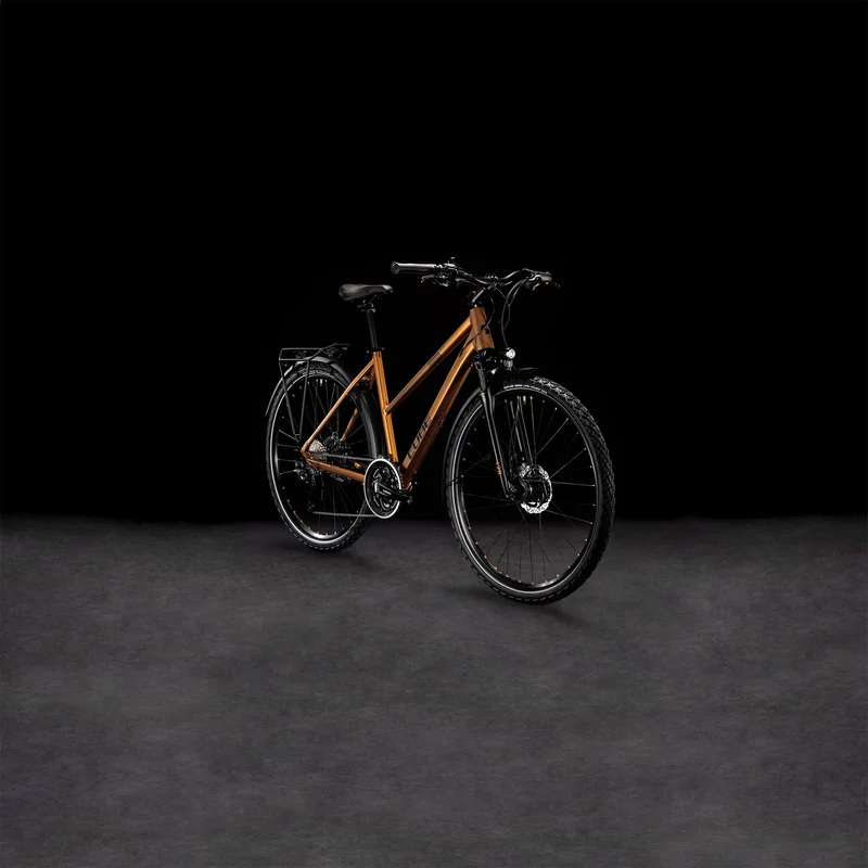 Cube Nature Pro Allroad Trekkingrad Trapeze 28" gold´n´black