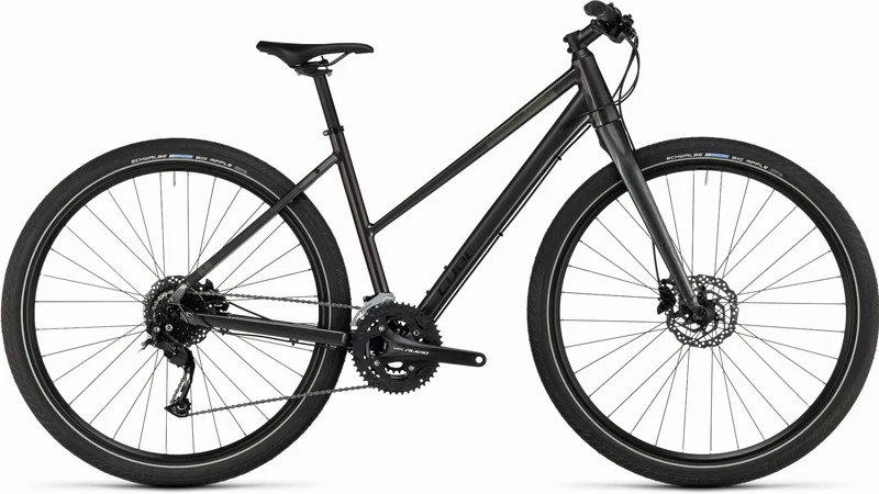 Cube Hyde Cityrad Trapeze 28" graphite´n´black