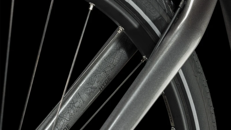 Cube Hyde Cityrad Trapeze 28" graphite´n´black