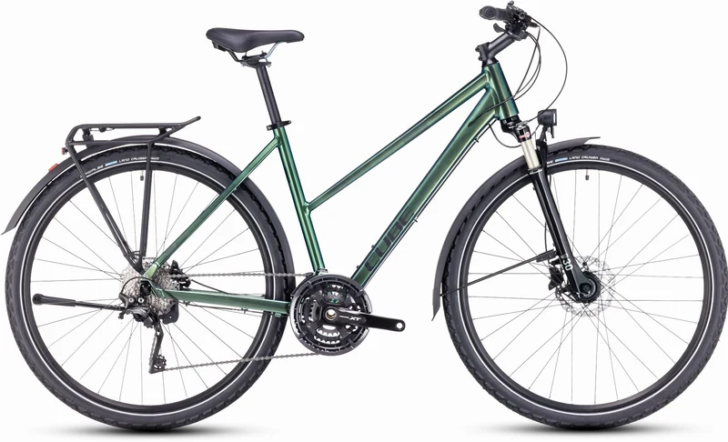 Cube Nature EXC Allroad Trekkingrad Trapeze 28" verde´n´black
