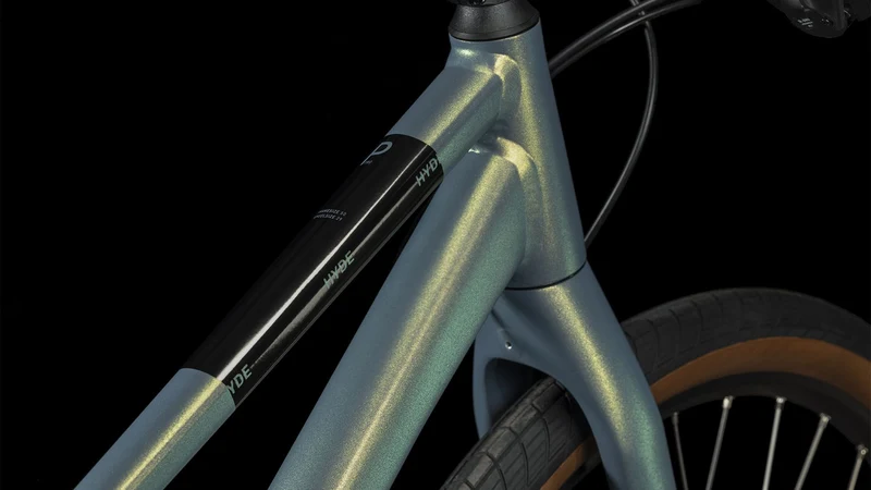 Cube Hyde Pro Cityrad Trapeze 28" metalgreen´n´black