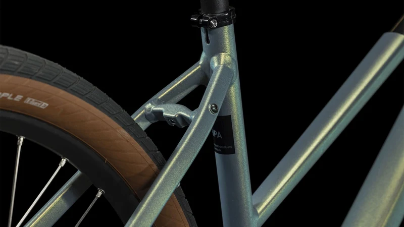 Cube Hyde Pro Cityrad Trapeze 28" metalgreen´n´black
