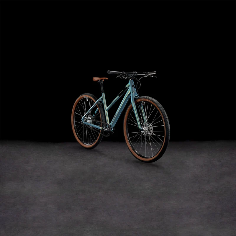 Cube Hyde Pro Cityrad Trapeze 28" metalgreen´n´black