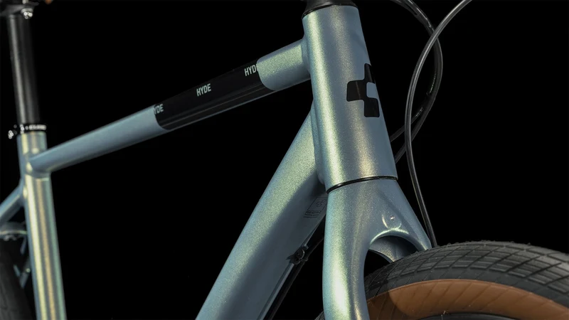Cube Hyde Pro Cityrad Diamant 28" metalgreen´n´black