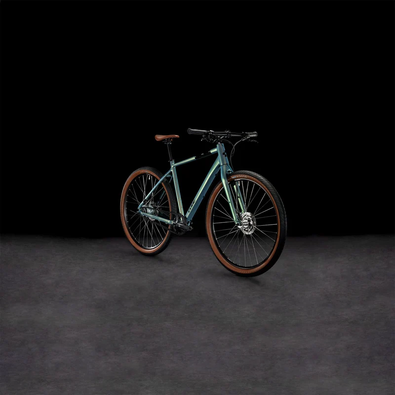 Cube Hyde Pro Cityrad Diamant 28" metalgreen´n´black