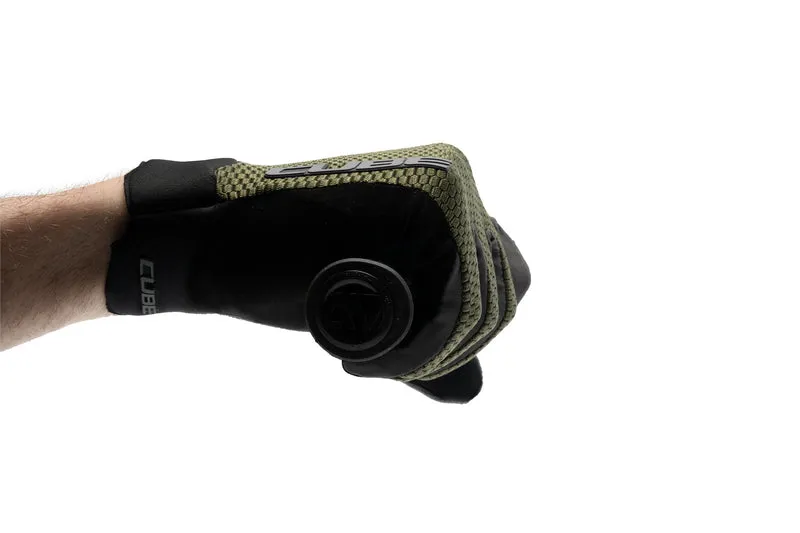 Cube Gravity TM Handschuhe lang olive´n´grey