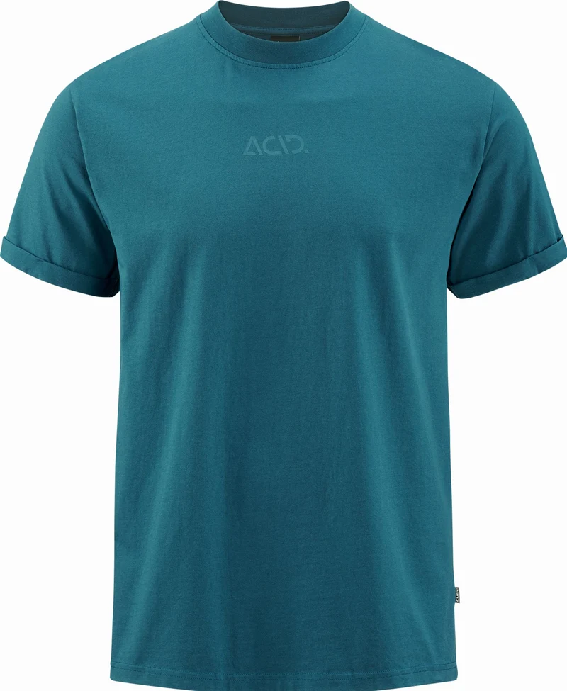 Acid Organic T-Shirt Classic Logo blue