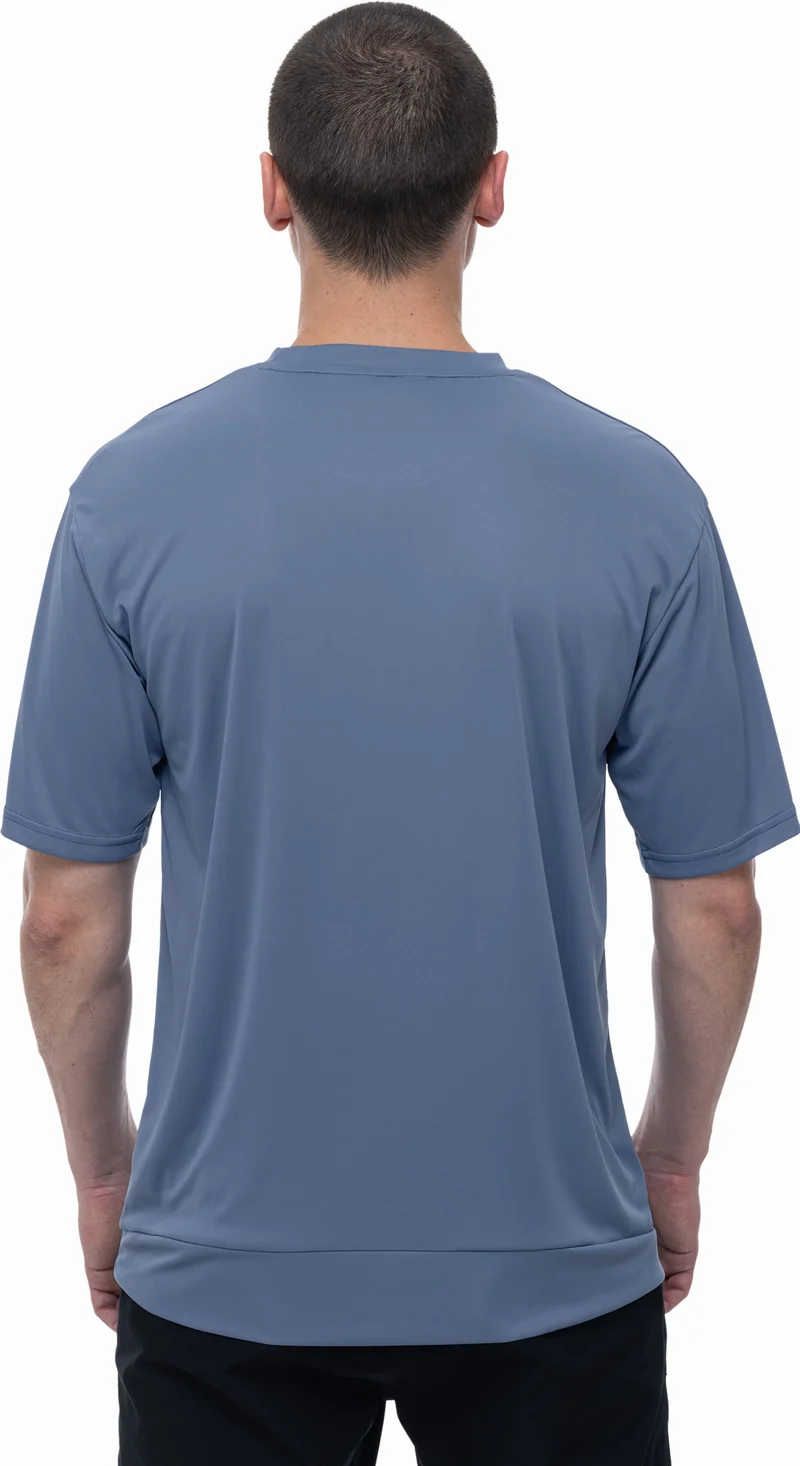 Cube ATX Rundhalstrikot TECH Kurzarm smoke blue