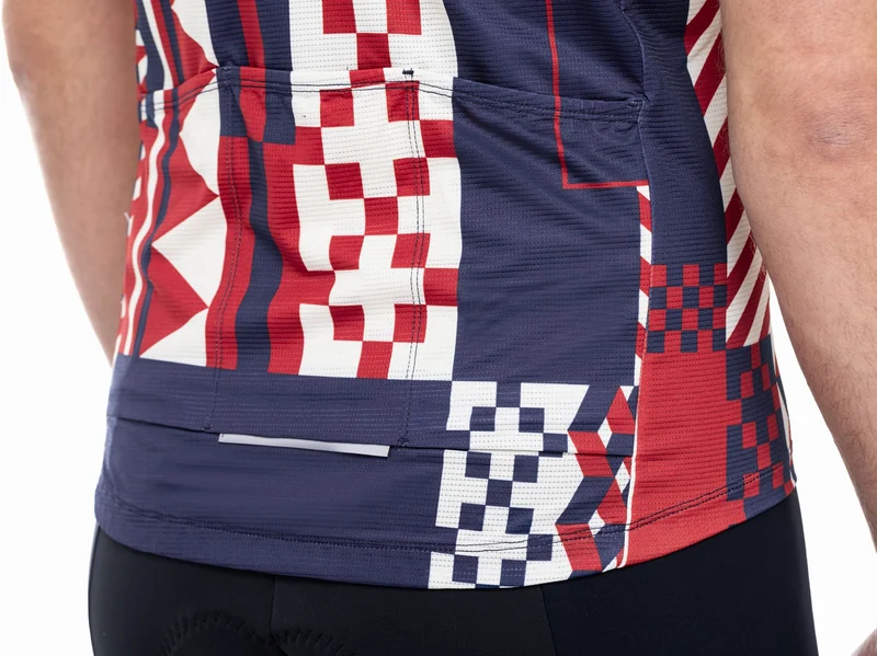 Cube Blackline Trikot CMPT Kurzarm blue´n´red´n´beige