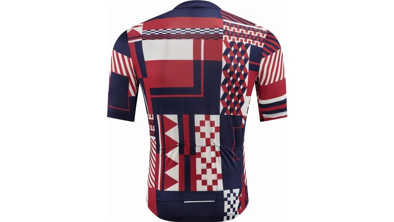 Cube Blackline Trikot CMPT Kurzarm blue´n´red´n´beige
