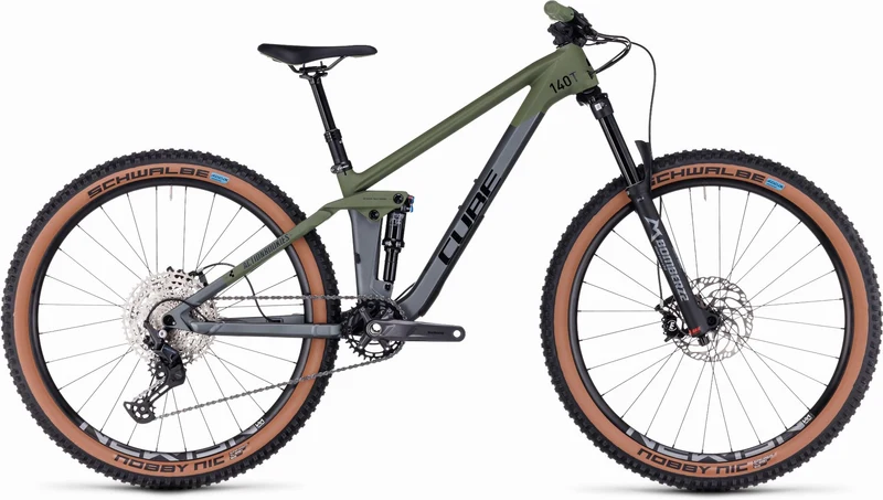 Cube Stereo 140 HPC Rookie MTB-Fully 27,5" flashgrey´n´olive