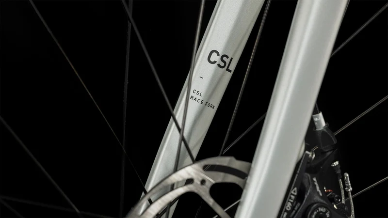Cube Attain Pro Rennrad Diamant 28" silver´n´orange