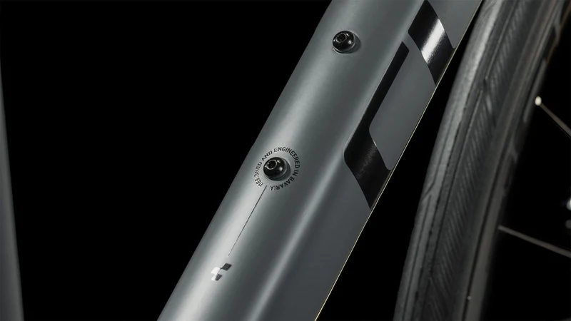 Cube Attain SLX Rennrad Diamant 28" grey´n´black