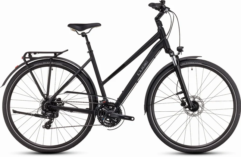 Cube Touring One Trekkingrad Trapeze 28" black´n´metal