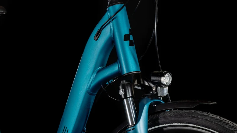 Cube Touring One Trekkingrad Easy Entry 28" metalpetrol´n´green