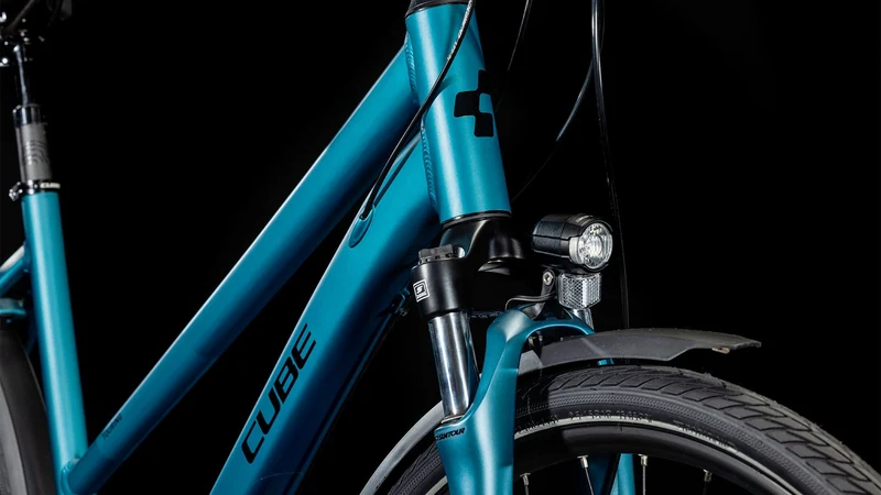 Cube Touring One Trekkingrad Trapeze 28" metalpetrol´n´green