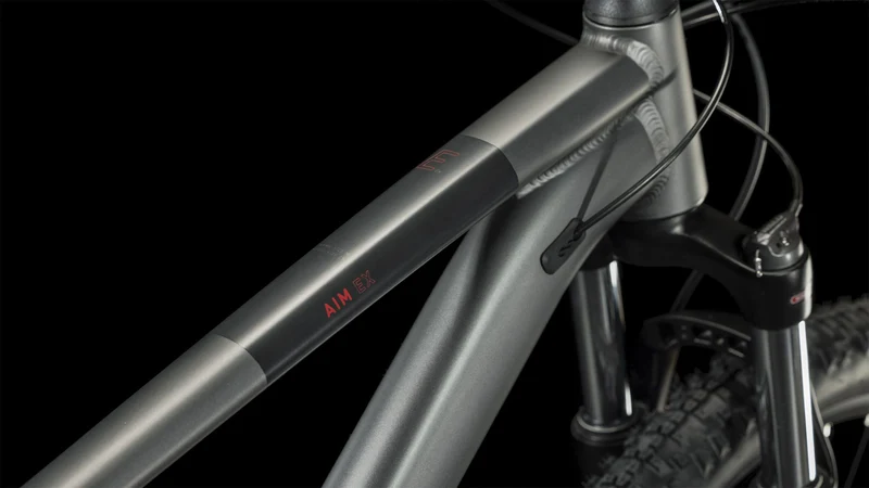 Cube Aim EX MTB-Hardtail Diamant grey´n´red