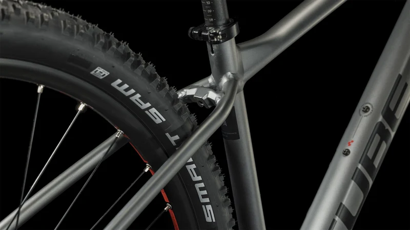 Cube Aim EX MTB-Hardtail Diamant grey´n´red
