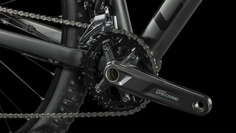Cube Aim EX MTB-Hardtail Diamant grey´n´red