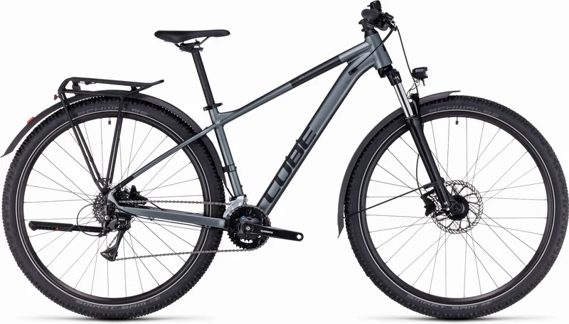 Cube Aim Race Allroad MTB-Hardtail Diamant flashgrey´n´black