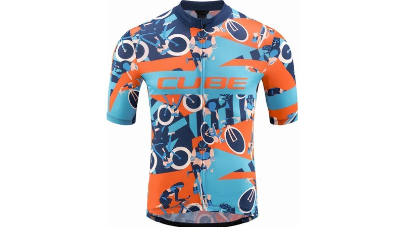 Cube Blackline Trikot CMPT Kurzarm blue´n´orange