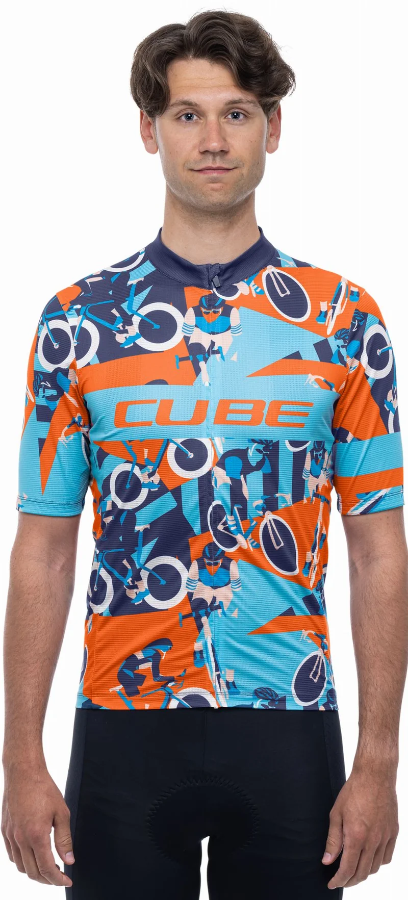 Cube Blackline Trikot CMPT Kurzarm blue´n´orange