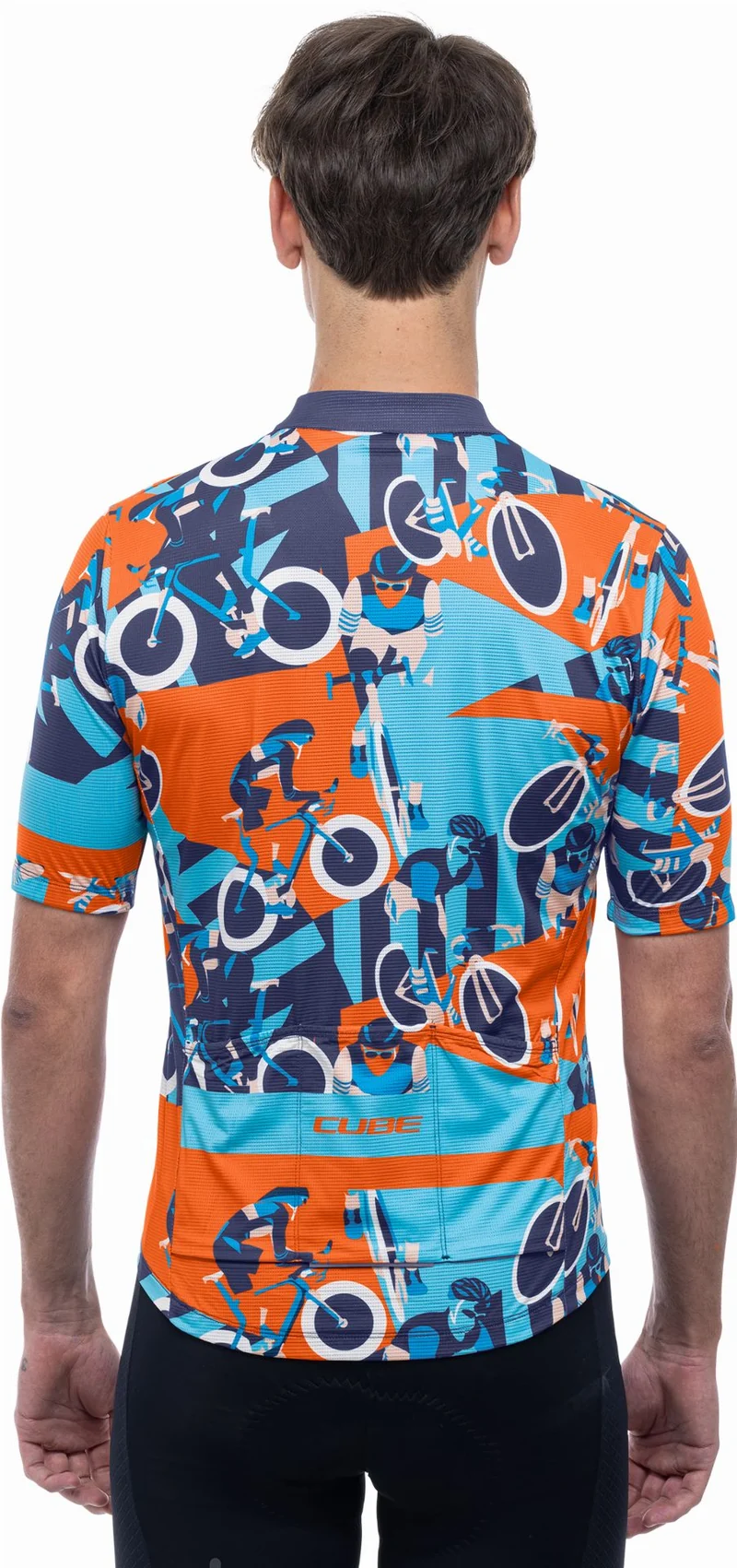 Cube Blackline Trikot CMPT Kurzarm blue´n´orange