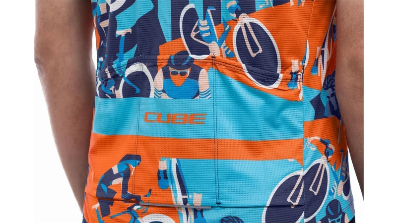 Cube Blackline Trikot CMPT Kurzarm blue´n´orange