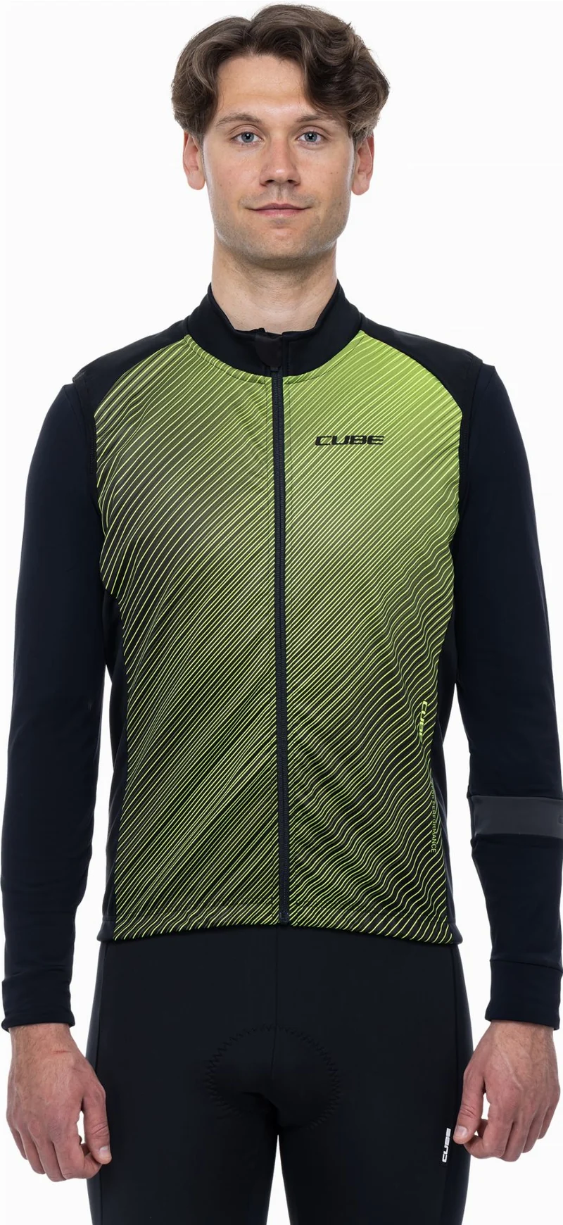 Cube Blackline Softshellweste Safety black´n´neon yellow