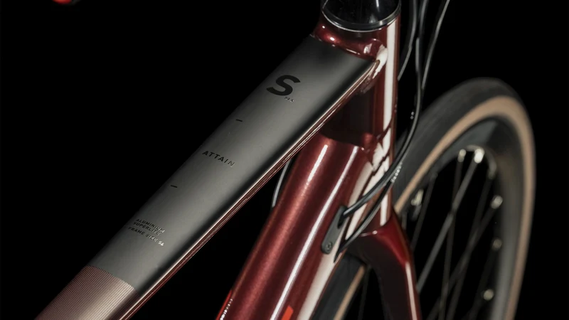 Cube Attain SLX Rennrad Diamant 28" deepred´n´red