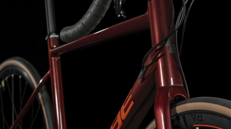 Cube Attain SLX Rennrad Diamant 28" deepred´n´red