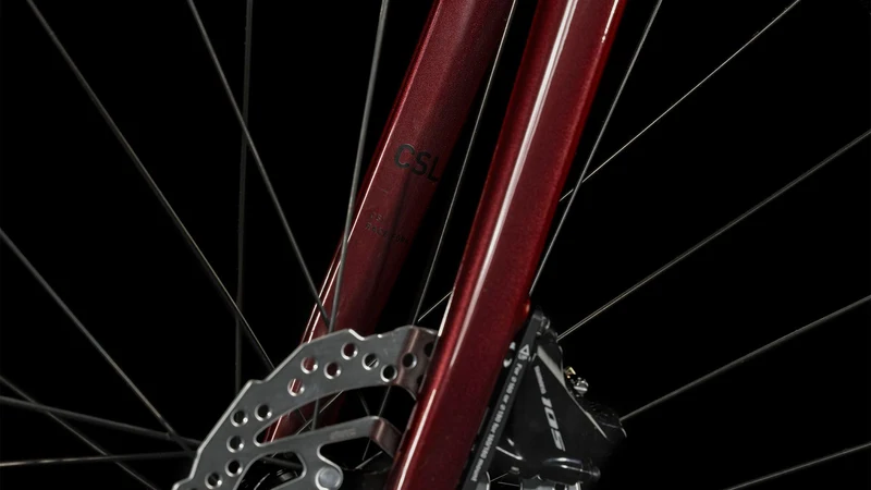 Cube Attain SLX Rennrad Diamant 28" deepred´n´red