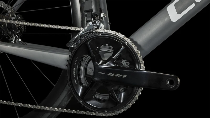 Cube Agree C:62 Rennrad Diamant 28" grey´n´black