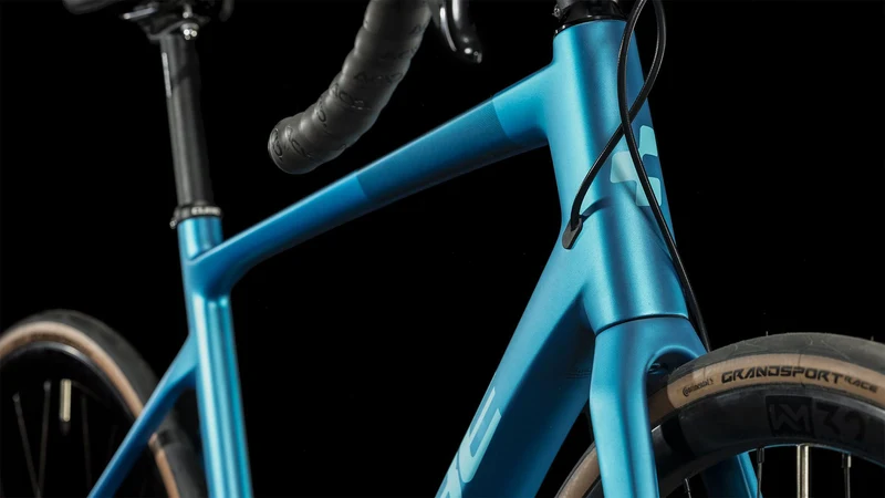 Cube Attain GTC SLX Rennrad Diamant 28" frozenteal´n´black