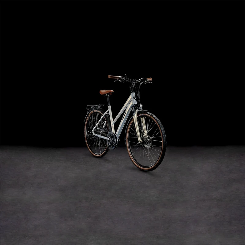 Cube Touring Pro Trekkingrad Trapeze 28" pearlysilver´n´black