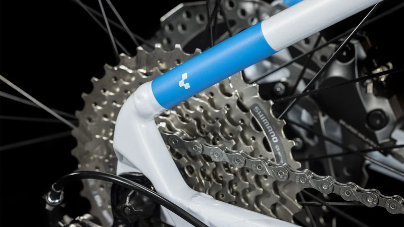 Cube Aim SLX MTB-Hardtail Diamant white´n´blue´n´red