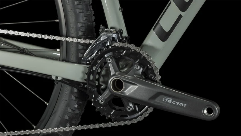 Cube Attention MTB-Hardtail Diamant swampgrey´n´black