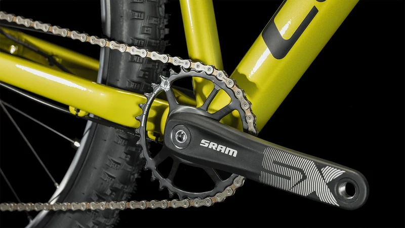 Cube Analog MTB-Hardtail Diamant flashlime´n´black