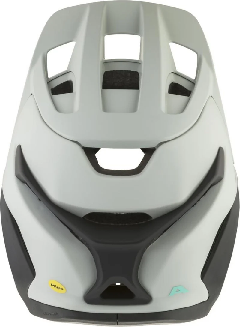 Alpina Root Mips MTB-Helm smoke-grey turquoise matt