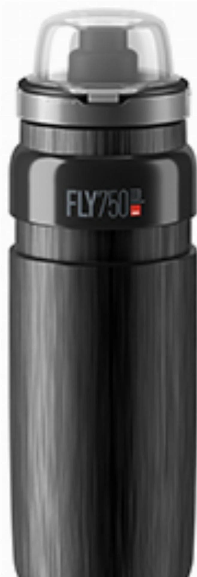 Elite Fly Tex MTB Trinkflasche schwarz/grau