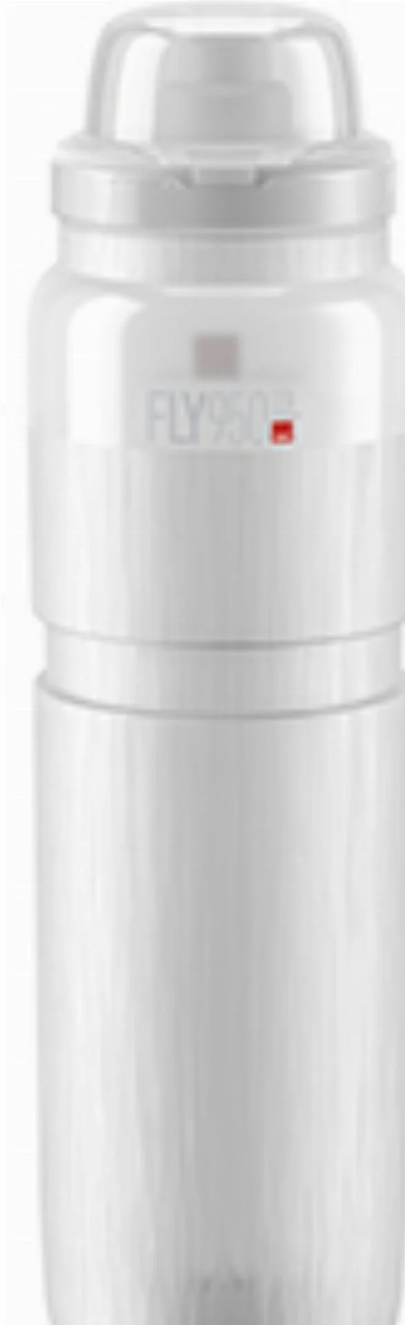 Elite Fly Tex MTB Trinkflasche clear/grau