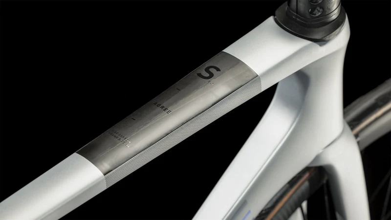 Cube Agree C:62 SLT Rennrad Diamant 28" silver´n´black