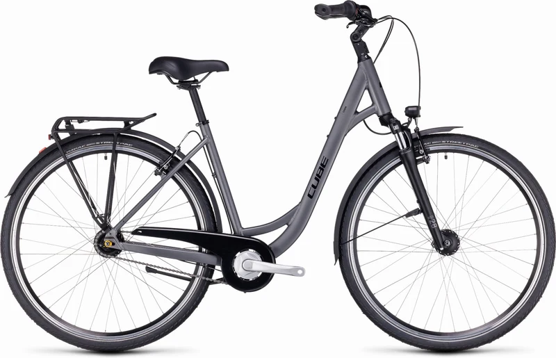 Cube Town Cityrad Easy Entry 28" grey´n´black