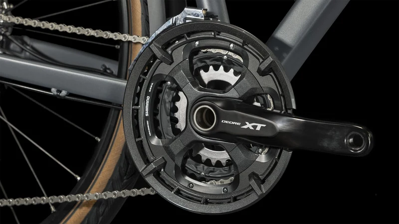 Cube Kathmandu SLX Trekkingrad Trapeze 28" prizmsilver´n´black