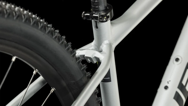 Cube Attention SLX MTB-Hardtail Diamant silvergrey´n´lime