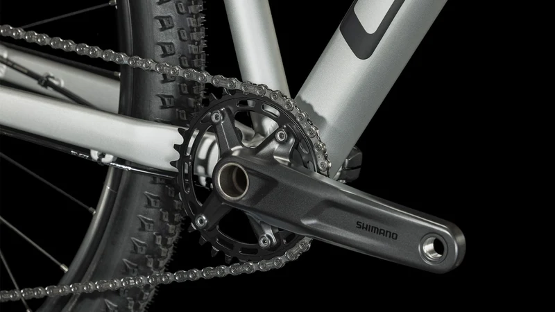 Cube Attention SLX MTB-Hardtail Diamant silvergrey´n´lime