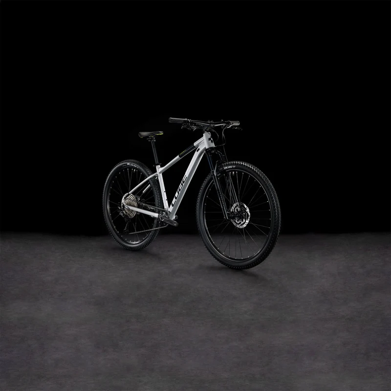 Cube Attention SLX MTB-Hardtail Diamant silvergrey´n´lime