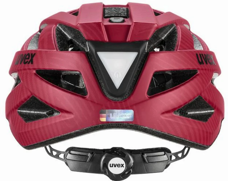 Uvex City I-VO Helm ruby red matt
