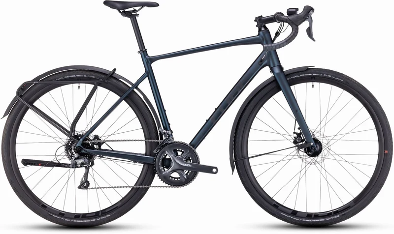 Cube Nuroad FE Gravelbike Diamant 28" deepblue´n´metalgrey