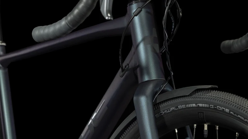 Cube Nuroad FE Gravelbike Diamant 28" deepblue´n´metalgrey